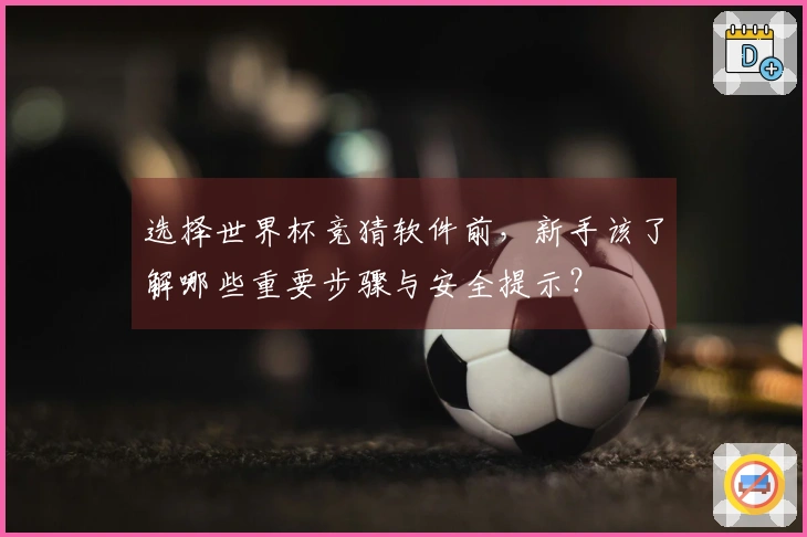 选择世界杯竞猜软件前，新手该了解哪些重要步骤与安全提示？